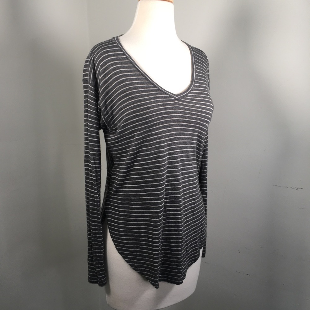 Madewell S oversized stripe cozy soft long sleeve